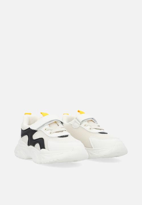 Pop Candy - Mesh detail trainers - white