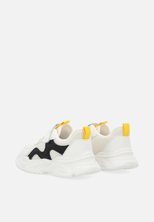 Pop Candy - Mesh detail trainers - white