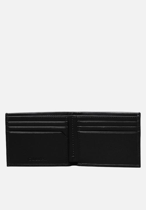Calvin Klein - Metal Ck Bifold 6Cc W/Bill - Ck Black Smooth