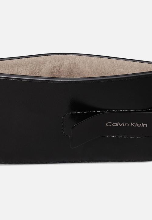 Calvin Klein - Ck Glow Cardholder 3Cc W/Clip - Ck Black Leather