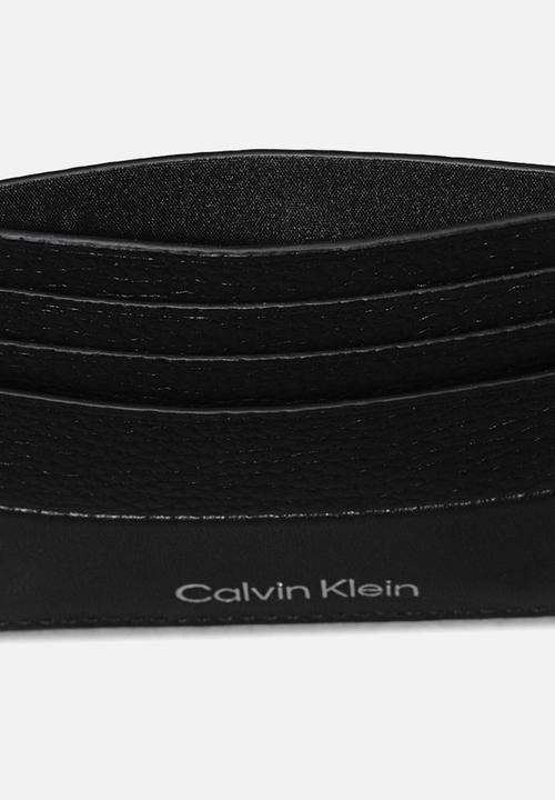 Calvin Klein - Subtle Mix Cardholder 6Cc - Ck Black Pebble And Smooth