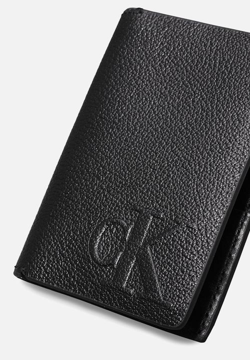 Calvin Klein - Logo Emboss Compact Bifold - Black