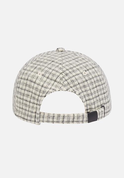 Calvin Klein - Mini Check Bb Cap - Egret Mini Check Aop
