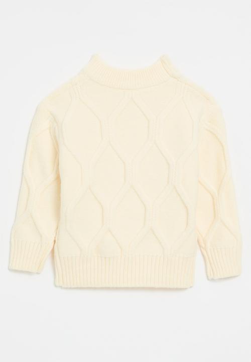 Pop Candy - Crew neck jersey - off white