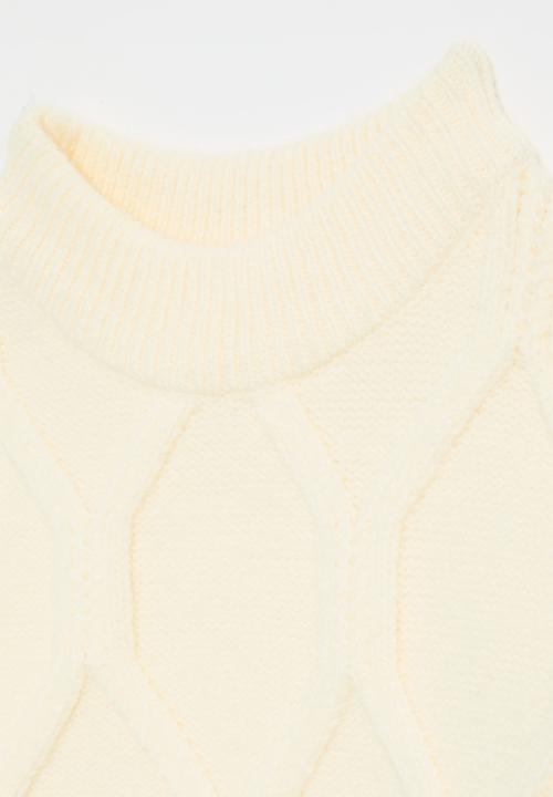Pop Candy - Crew neck jersey - off white