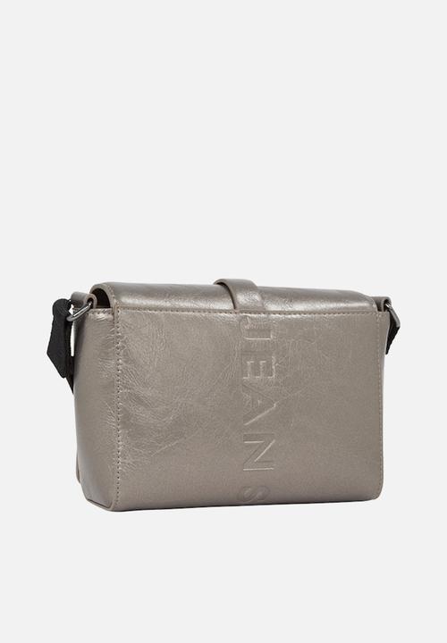 Tommy Hilfiger - City bold flap crossbody - silver