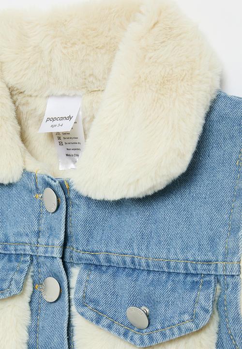 Pop Candy - Denim gilet - blue