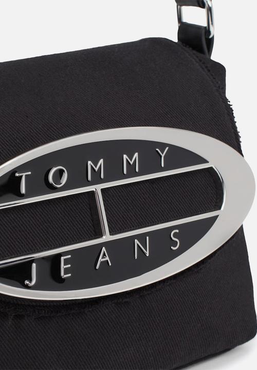 Tommy Hilfiger - Denim on denim shoulder bag - black