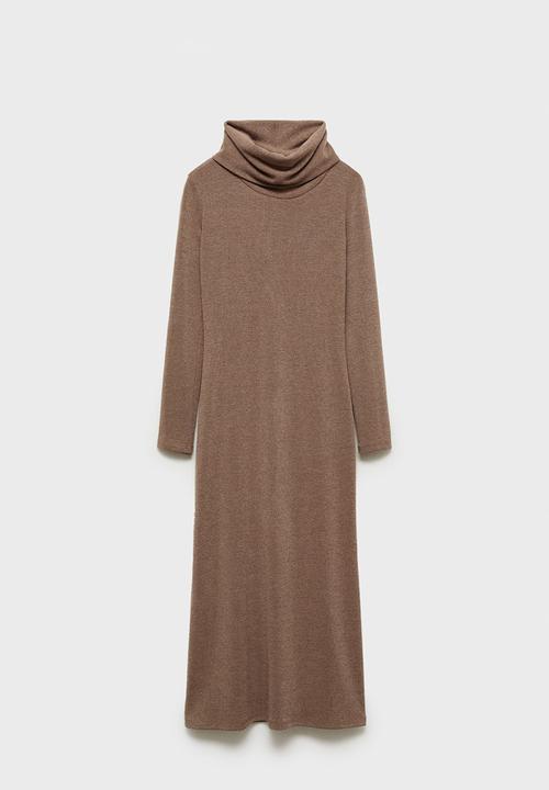 MANGO - Dress Gino - Brown