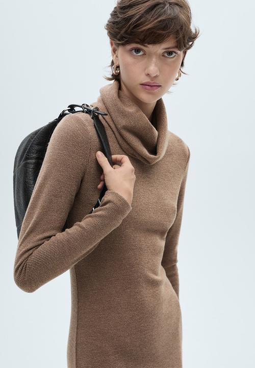 MANGO - Dress Gino - Brown