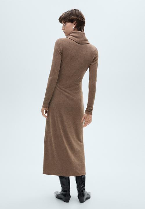 MANGO - Dress Gino - Brown