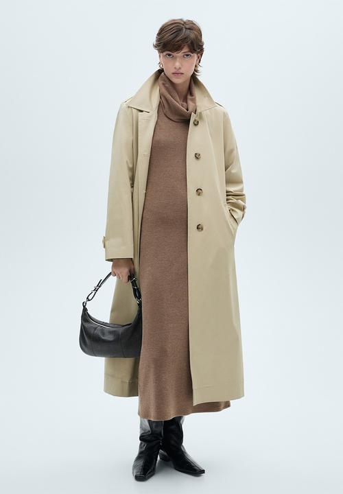 MANGO - Dress Gino - Brown