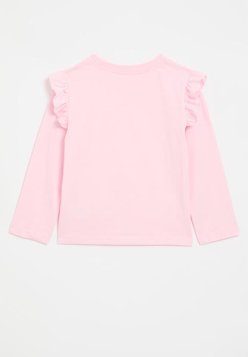 Pop Candy - Frilled tee - pink