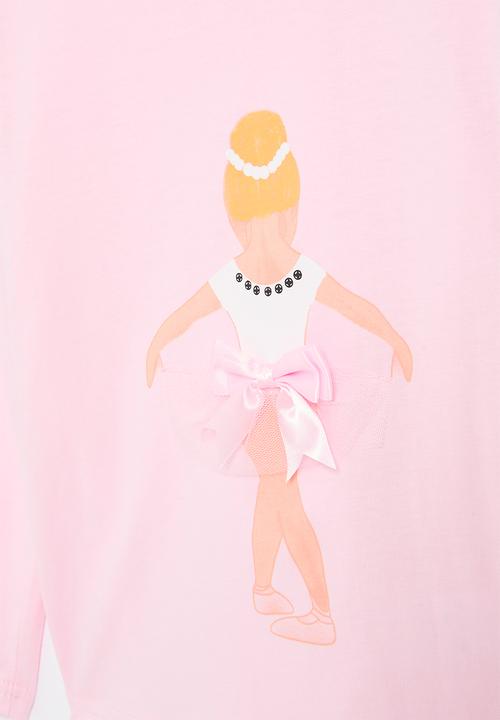 Pop Candy - Frilled tee - pink