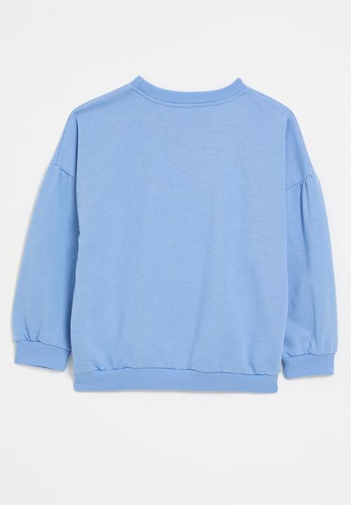 Pop Candy - Applique sweat top - blue