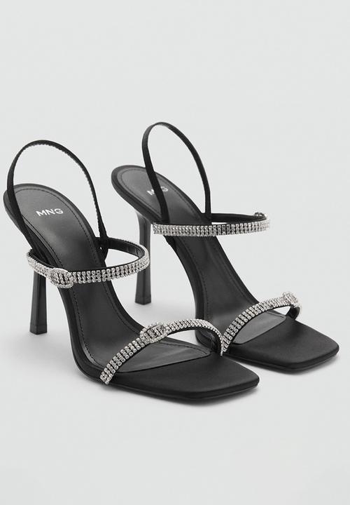 MANGO - Bright heel - black
