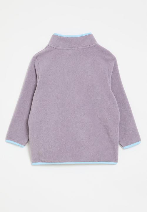 Pop Candy - Fleece zip through jacket- purple