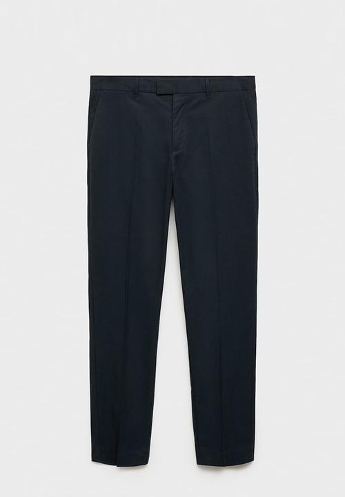 MANGO - Trousers Nicco - Navy