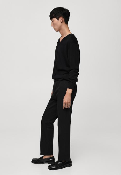 MANGO - Trousers Nicco  - Black