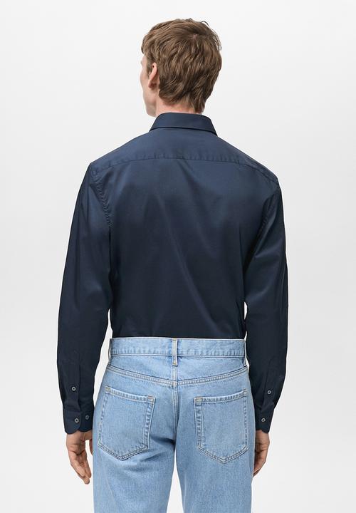 MANGO - Shirt play - navy