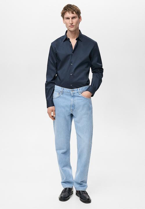 MANGO - Shirt play - navy