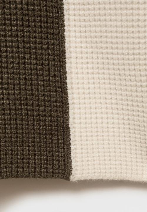 MANGO - Sweater Pitera - Khaki