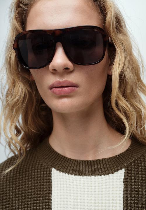 MANGO - Sweater Pitera - Khaki