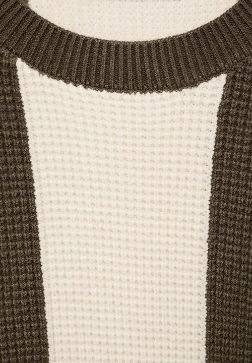 MANGO - Sweater Pitera - Khaki