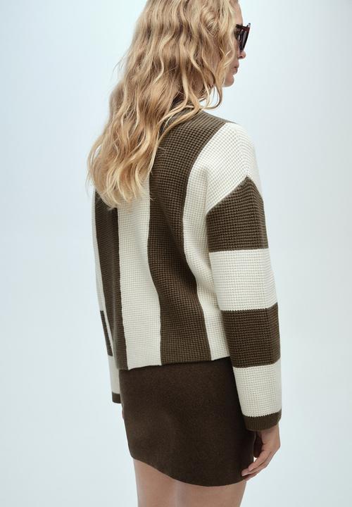 MANGO - Sweater Pitera - Khaki