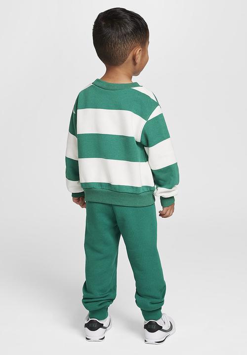 Nike - Nkn n nsw club snl stripe crew - malachite