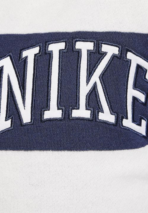 Nike - Nkn n nsw club snl stripe crew - midnight navy