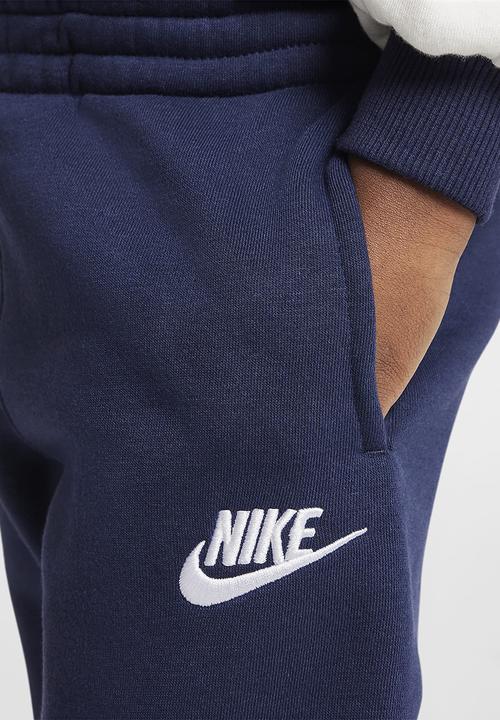 Nike - Nkn n nsw club snl stripe crew - midnight navy