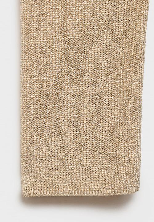 MANGO - Sweater Kling - Gold1