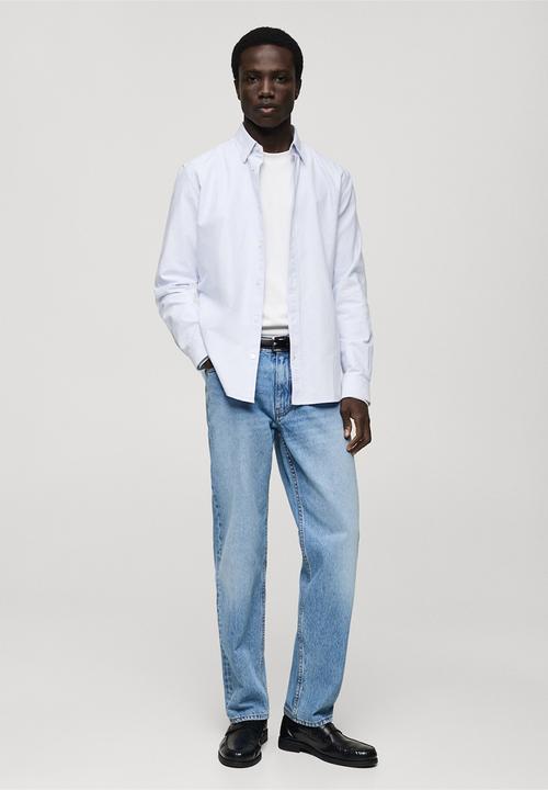 MANGO - Shirt kodak - blue