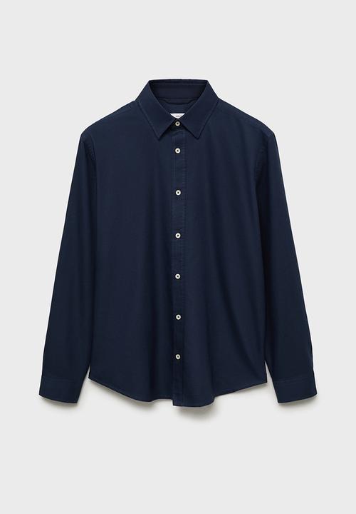 MANGO - Shirt oxford - navy