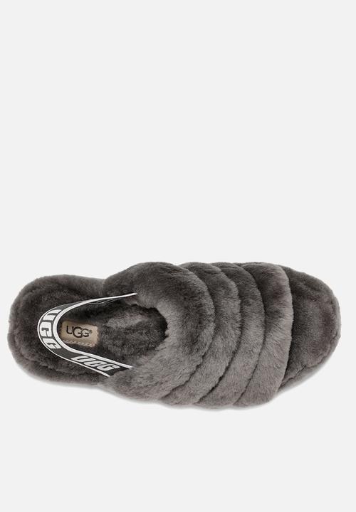 UGG® - Fluff yeah slide - charcoal
