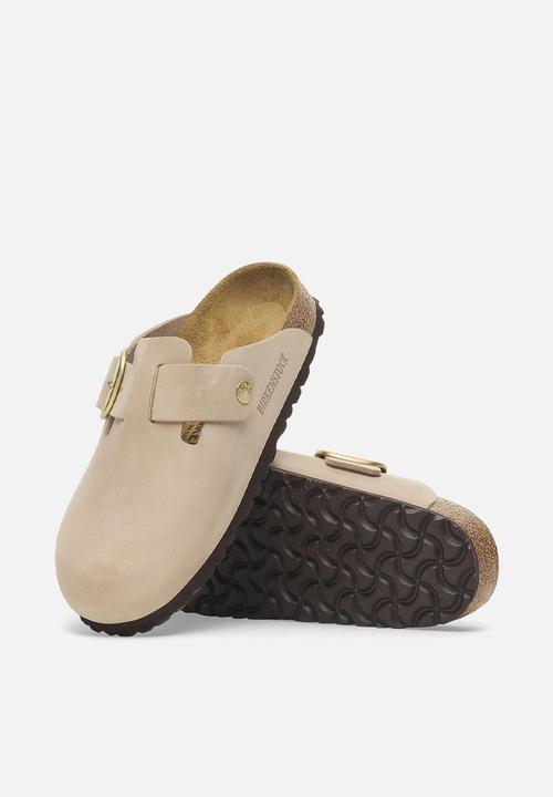 Birkenstock - Boston suede narrow - sandcastle