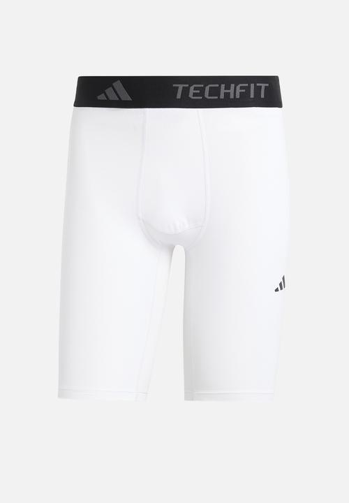 adidas Performance - TECHFIT Compression Training Short Tights - White
