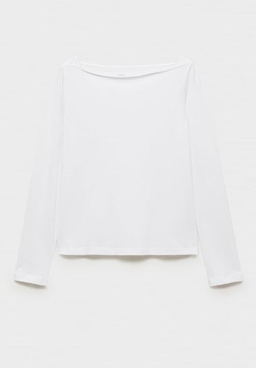 MANGO - T-Shirt Saco - White