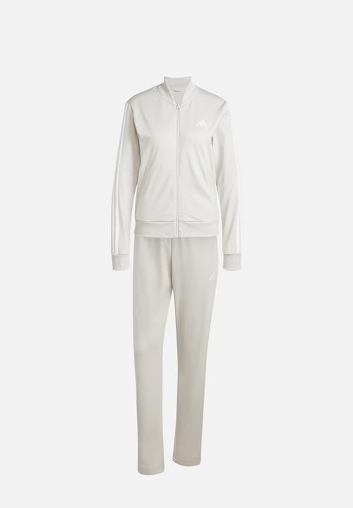 adidas Performance - 3 Stripe Tracksuit Set - Wonder Alumina