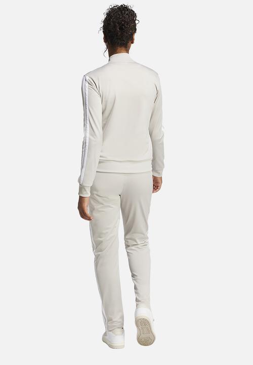 adidas Performance - 3 Stripe Tracksuit Set - Wonder Alumina