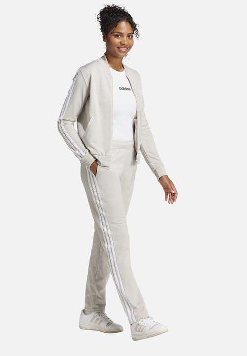 adidas Performance - 3 Stripe Tracksuit Set - Wonder Alumina