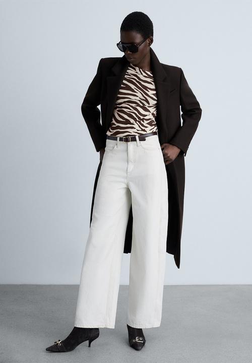MANGO - T-Shirt Carama - Brown