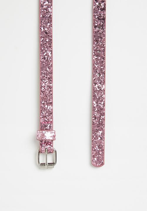 Pop Candy - Mettalic belt - pink