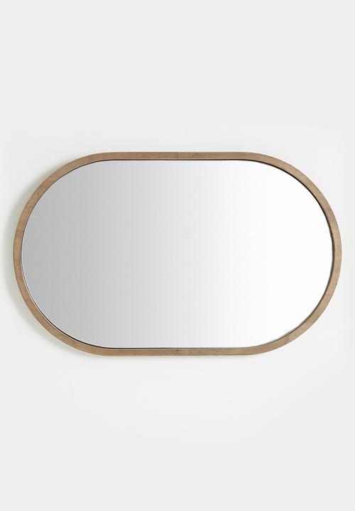 Sixth Floor - Wooden Pill Mirror