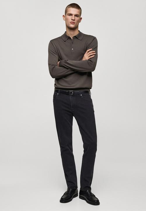 MANGO - Jeans Jan  - Black Denim