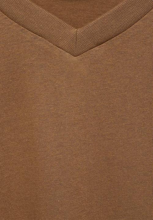 MANGO - T-Shirt Chelsea - Tobacco-Brown