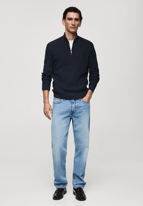 MANGO - Sweater antiguap - navy