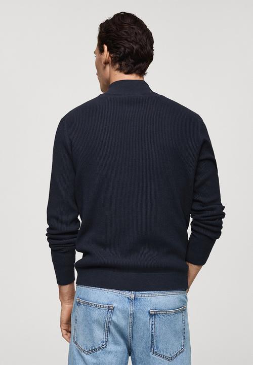 MANGO - Sweater antiguap - navy