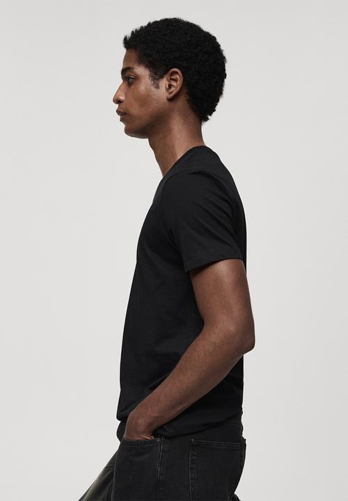 MANGO - T-Shirt Chelsea - Black